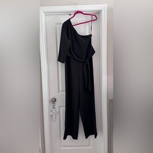 New York & Company Elegant Black Women's Jumpsuit (Stretch)